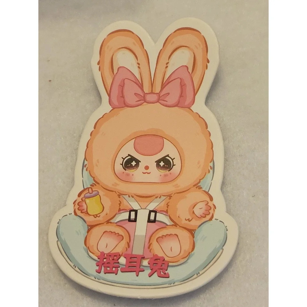 Baby Three Vehicle-mounted Baby Bunny Rabbit Plush Blind Box BB3 Toy Pink